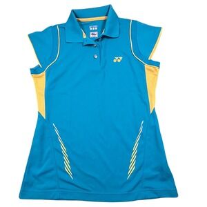 YONEX Women's Medium Turquoise Badminton Polo T-Shirts Apparel Sports Tee